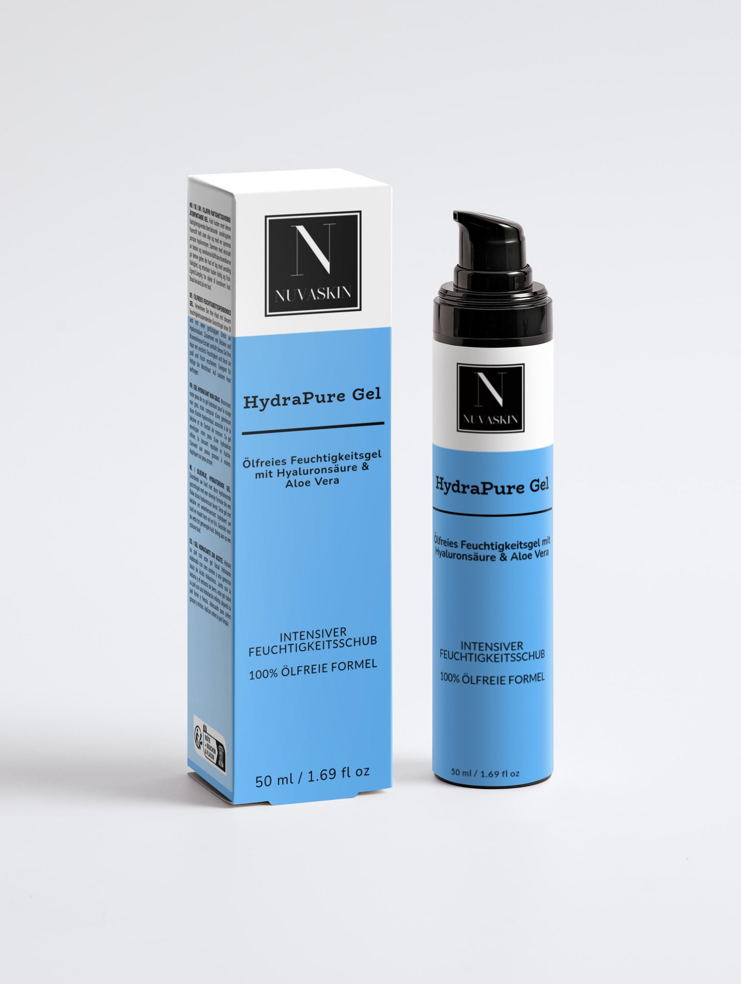 HydraPure Gel - Oil-free moisturizing gel with hyaluronic acid &amp; aloe vera