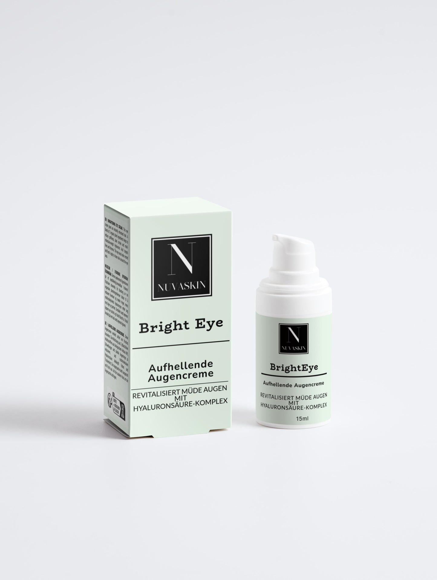 BrightEye - Brightening eye cream with hyaluronic acid & organic plant power